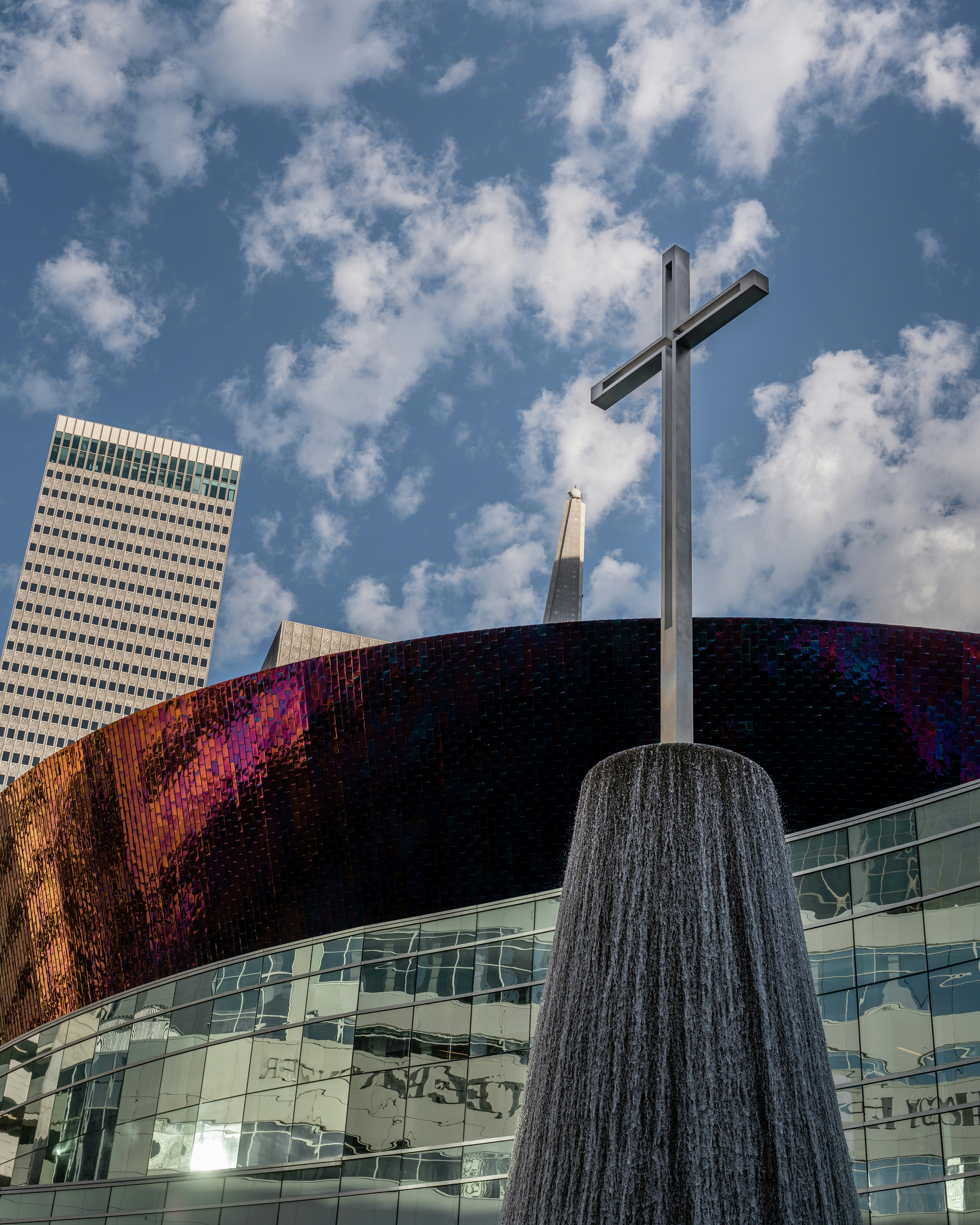 brown and gray round structure under blue sky during daytime