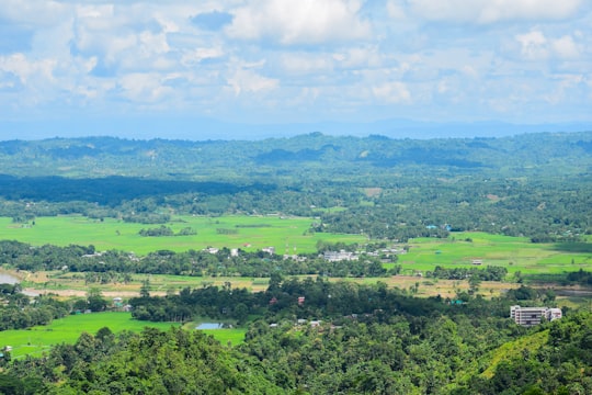 green trees and green grass field under blue sky during daytime in Khagrachhari Bangladesh