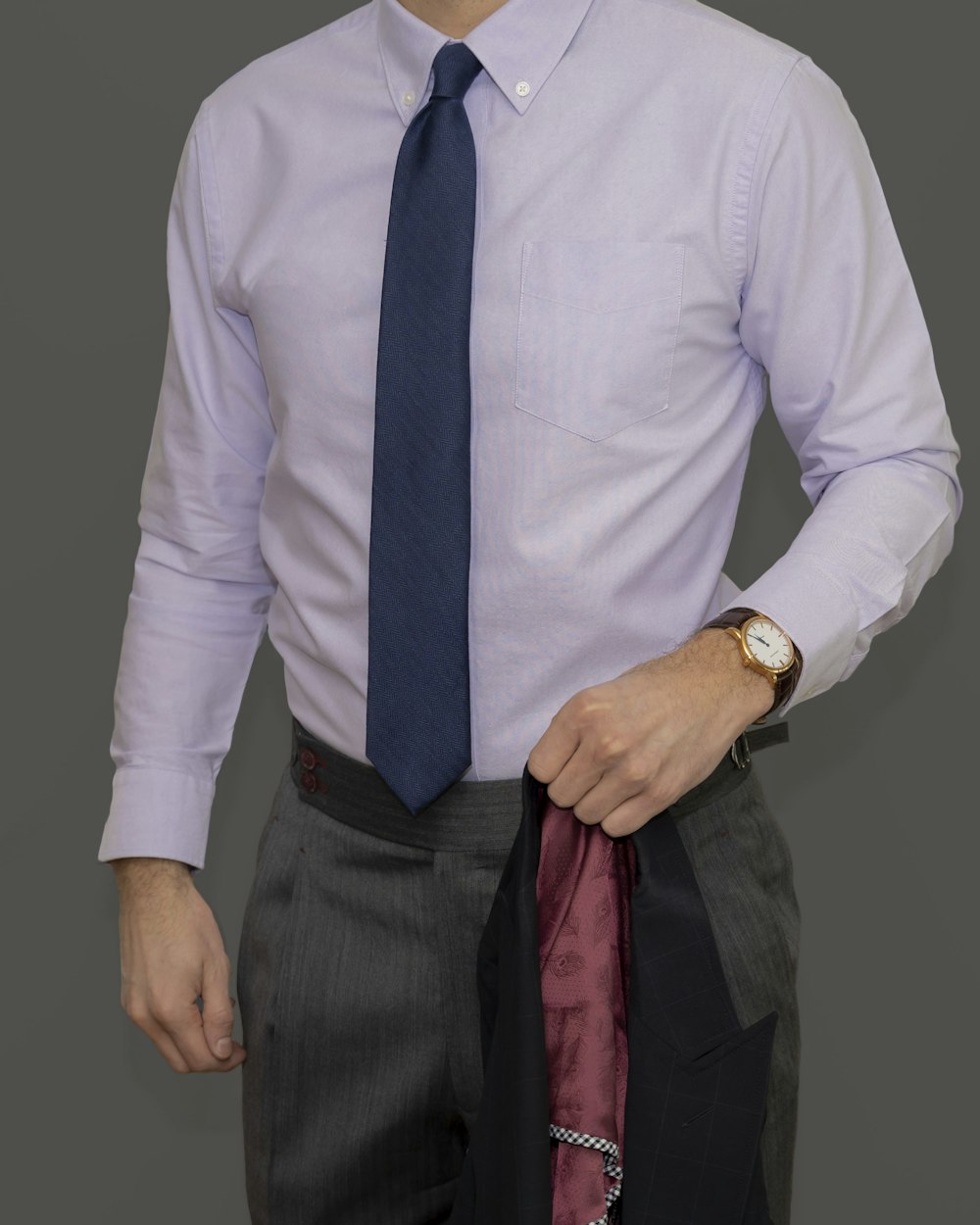 man in white dress shirt and black necktie