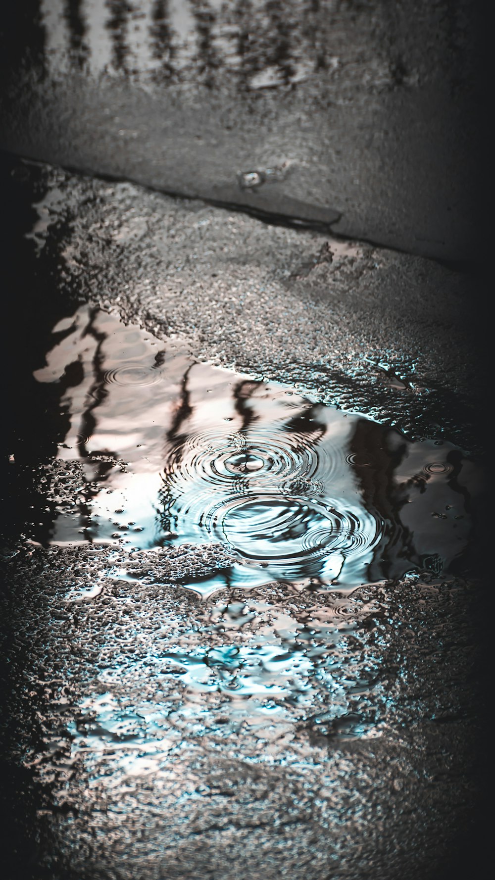 water splash on brown sand