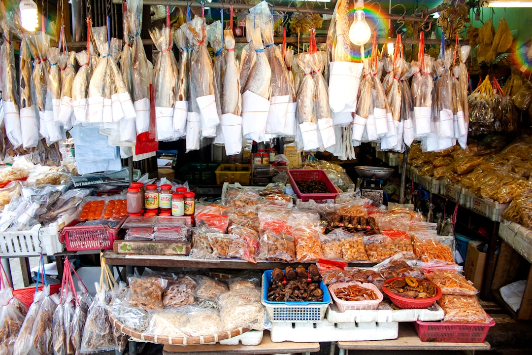 assorted food on display during daytime