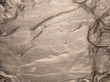 brown sand with heart shaped