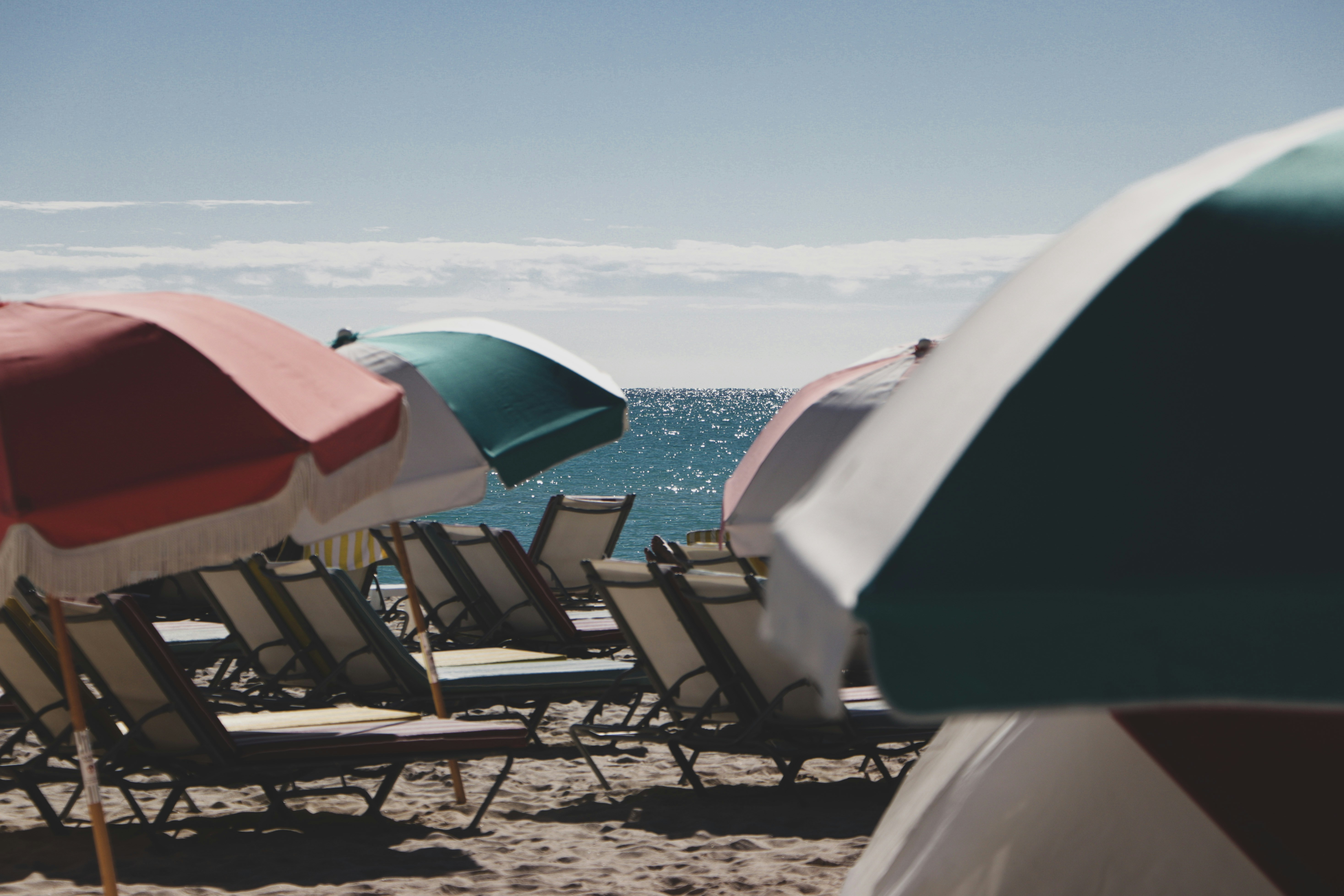 Empty beach in Miami