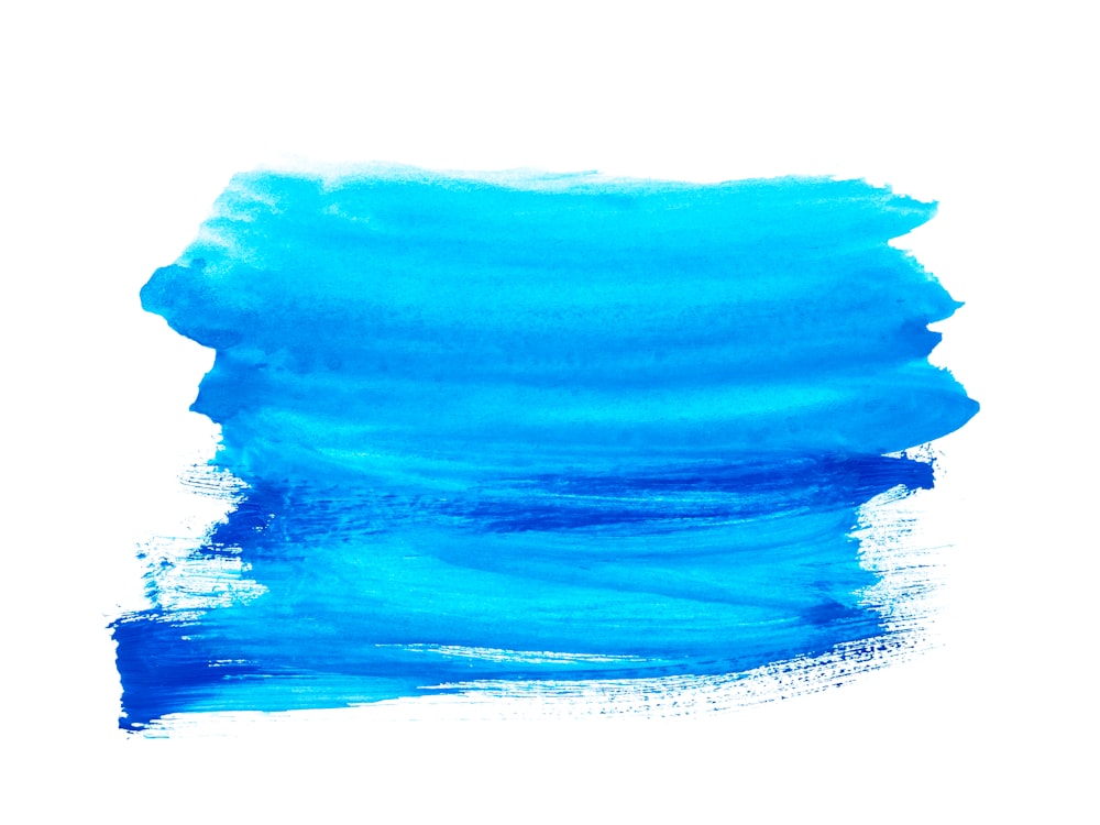 Abstract Blue Watercolor Painted Background Stock Photo - Download