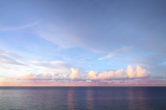 blue sea under blue sky during daytime in Cebu Philippines