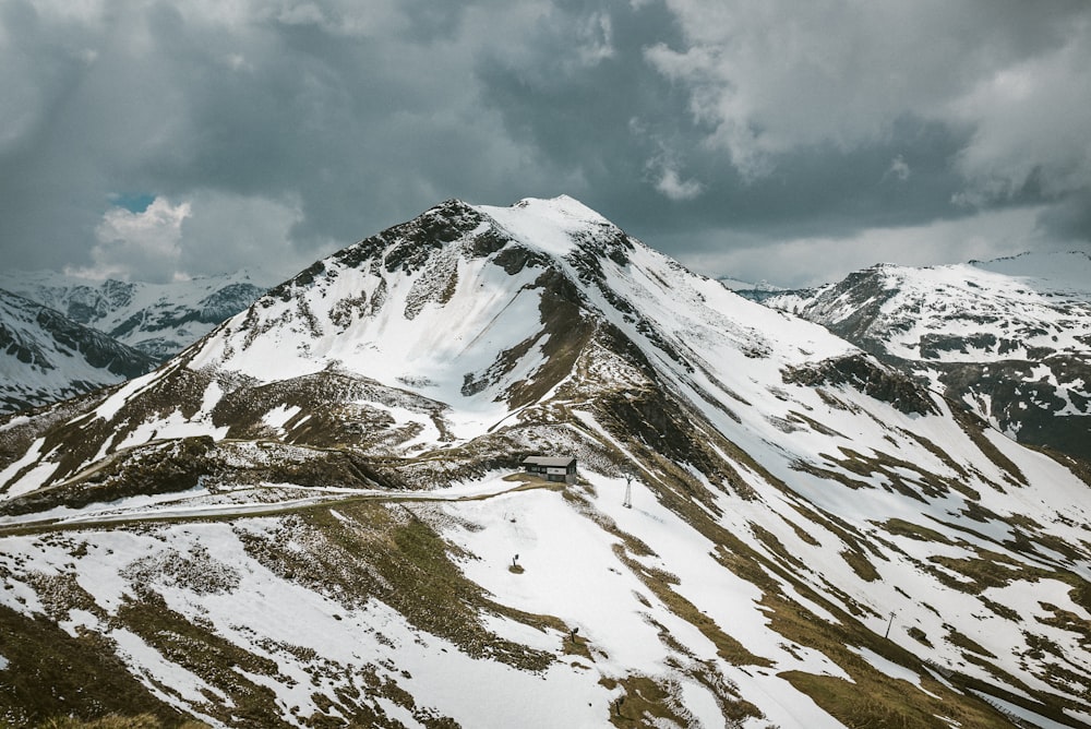 snow covered mountain under blue sky during daytime