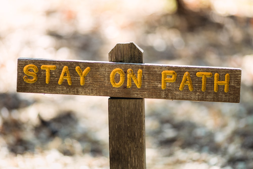 brown wooden arrow sign during daytime