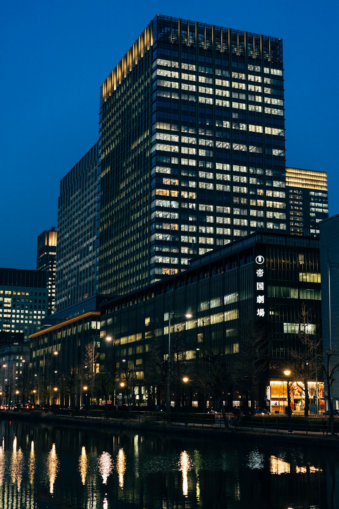 city buildings during night time