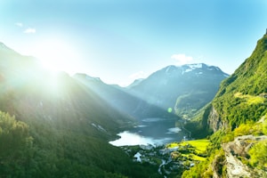 Montagnes vertes, Norvège