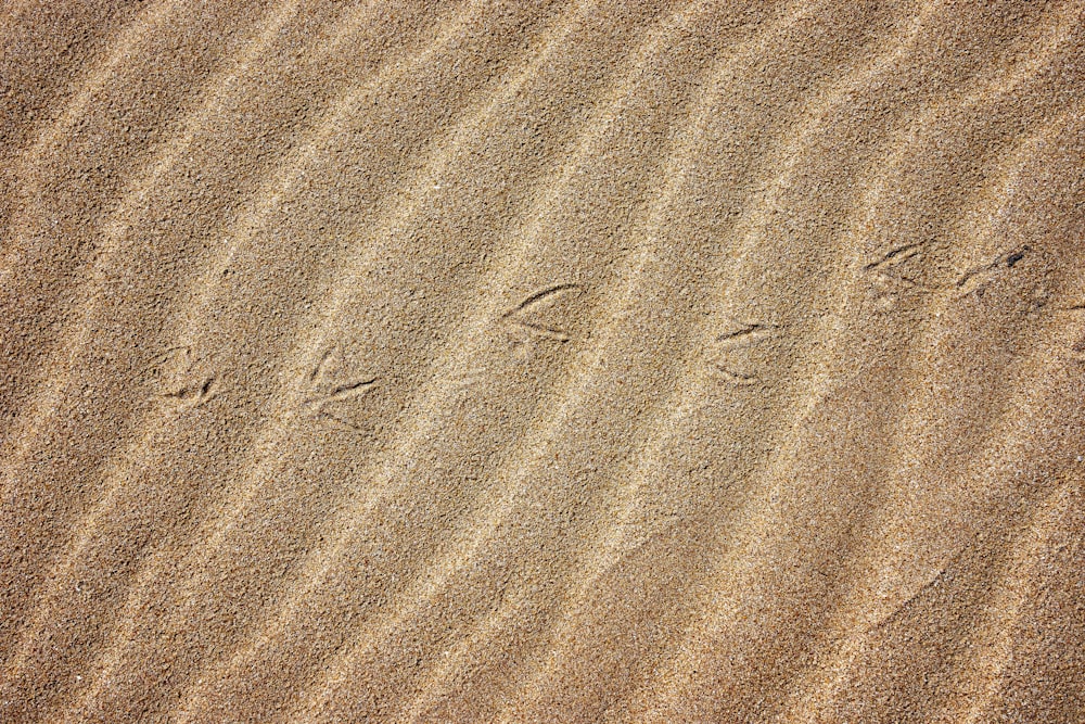 brauner Sand mit braunem Sand