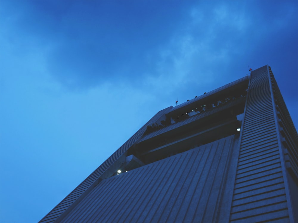 black and white building under blue sky during daytime