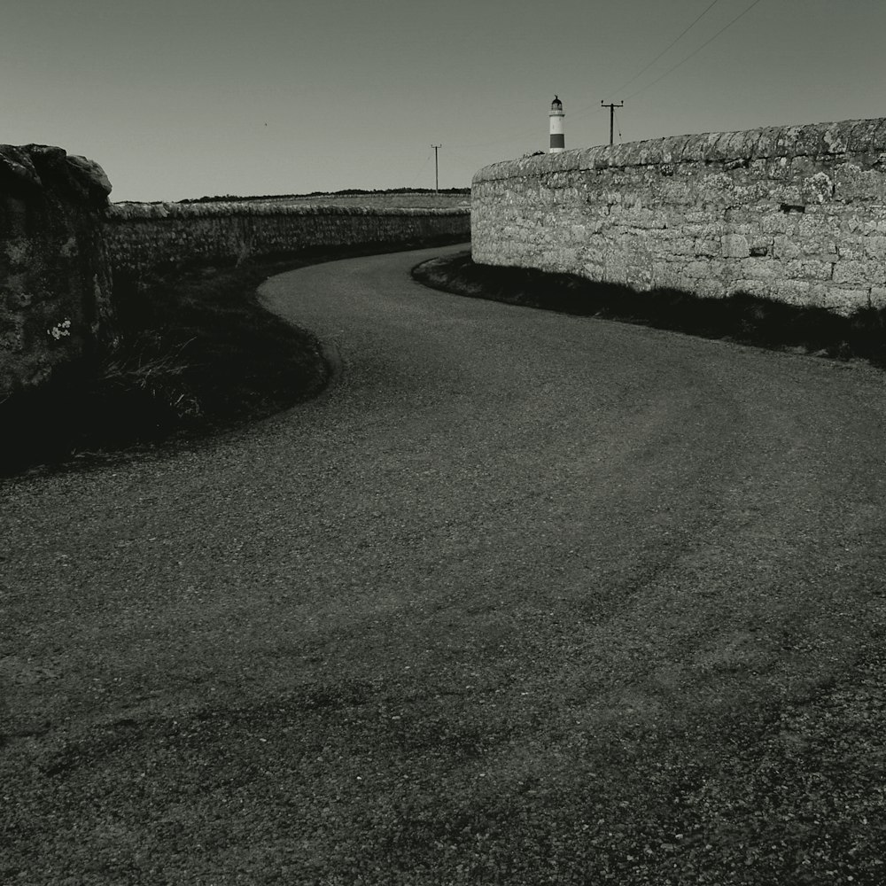 gray scale photo of concrete wall