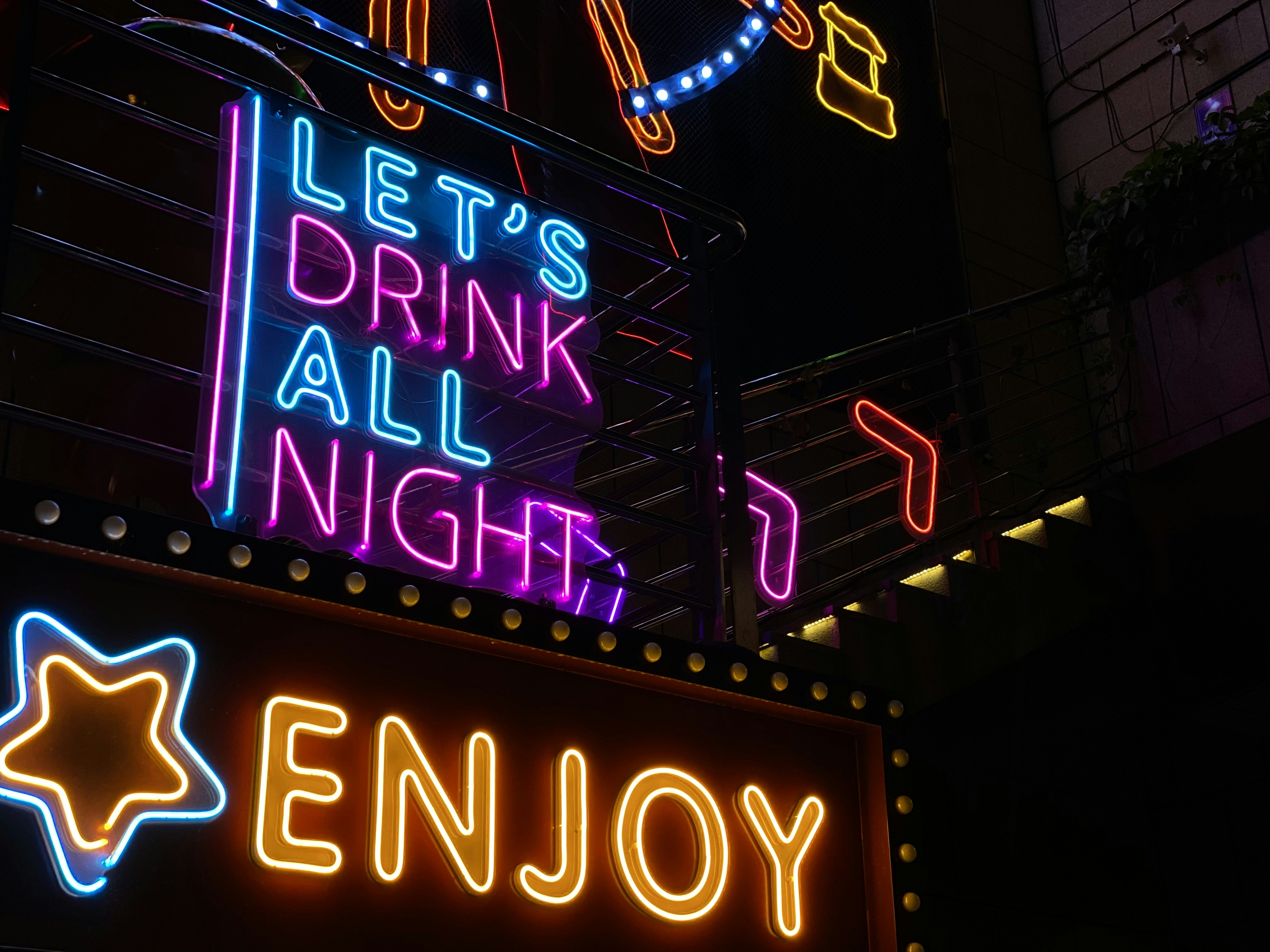 celebration neon lights party, wallpaper, How to Plan a Wedding After Party: The Ultimate Guide 3