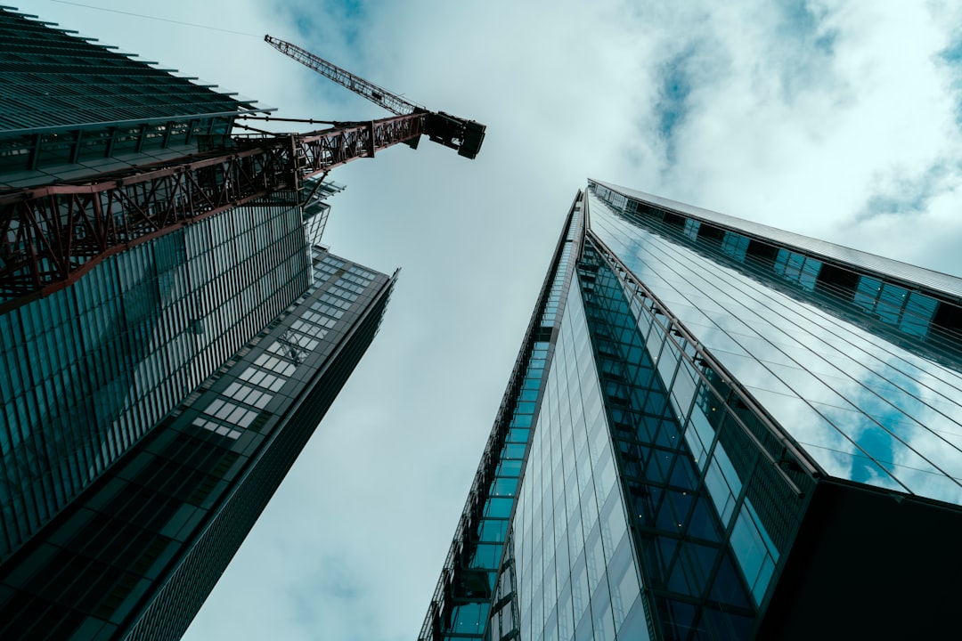 low angle photography of high rise building