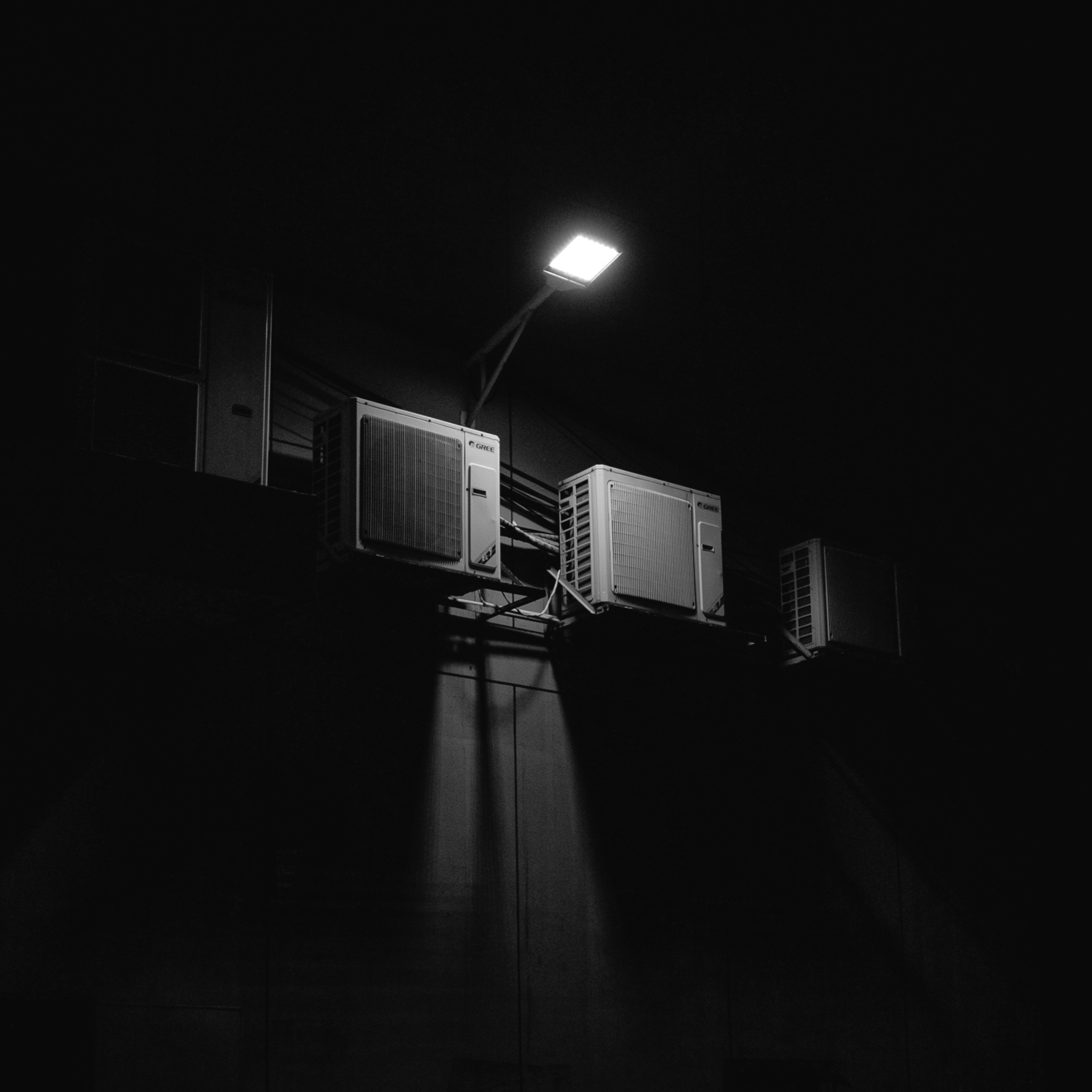 AC units in the dark