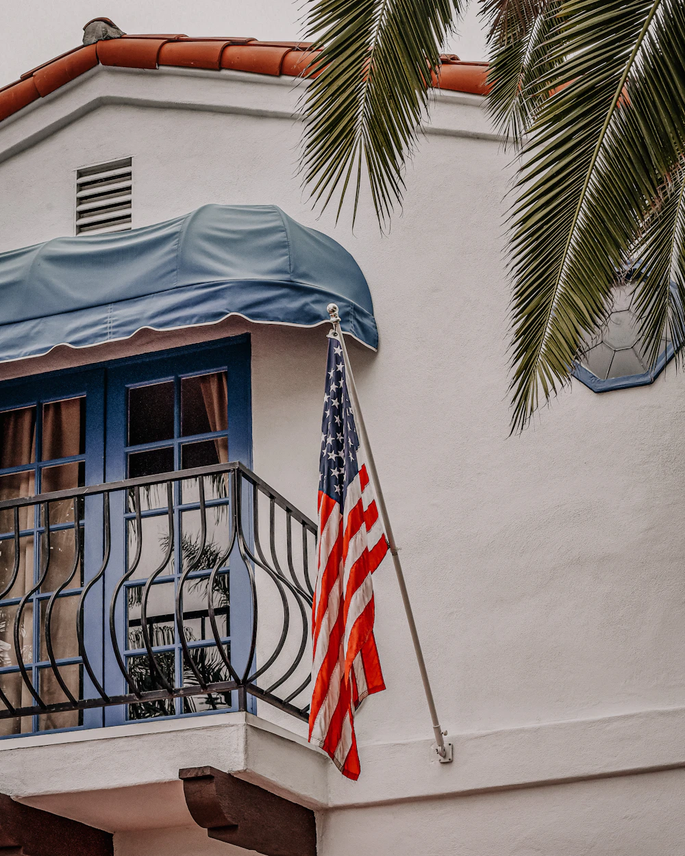 Front porch of a veteran family home