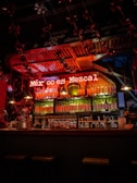 red and yellow led signage