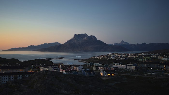 Free Greenland dating app — coastal town near the water