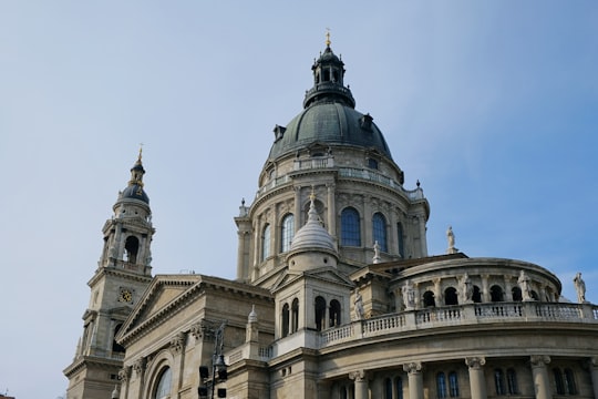 brown concrete building under blue sky during daytime in Saint Stephen's Basilica Hungary