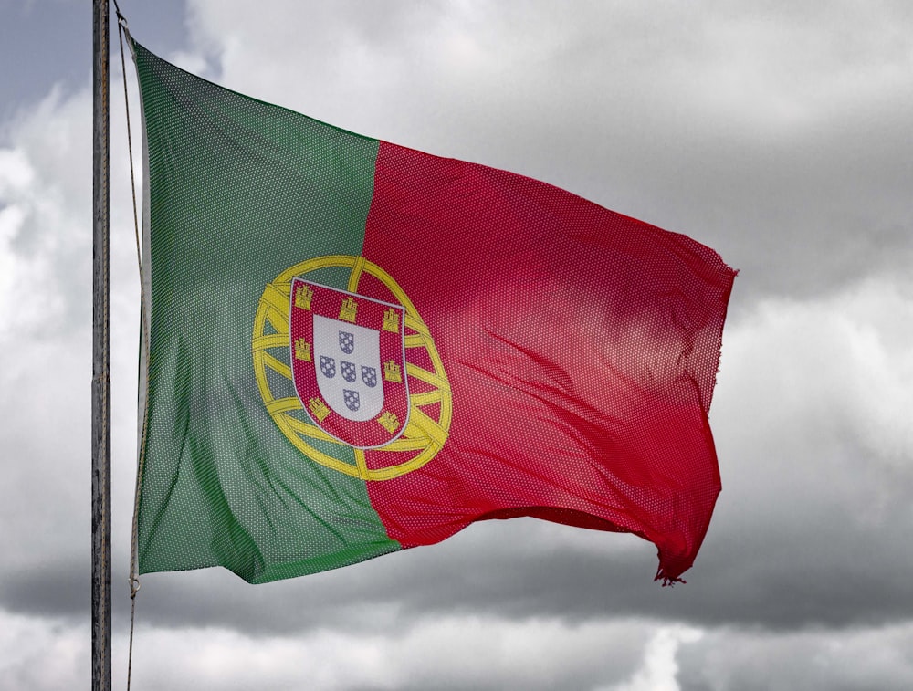 Bandera roja, verde y amarilla