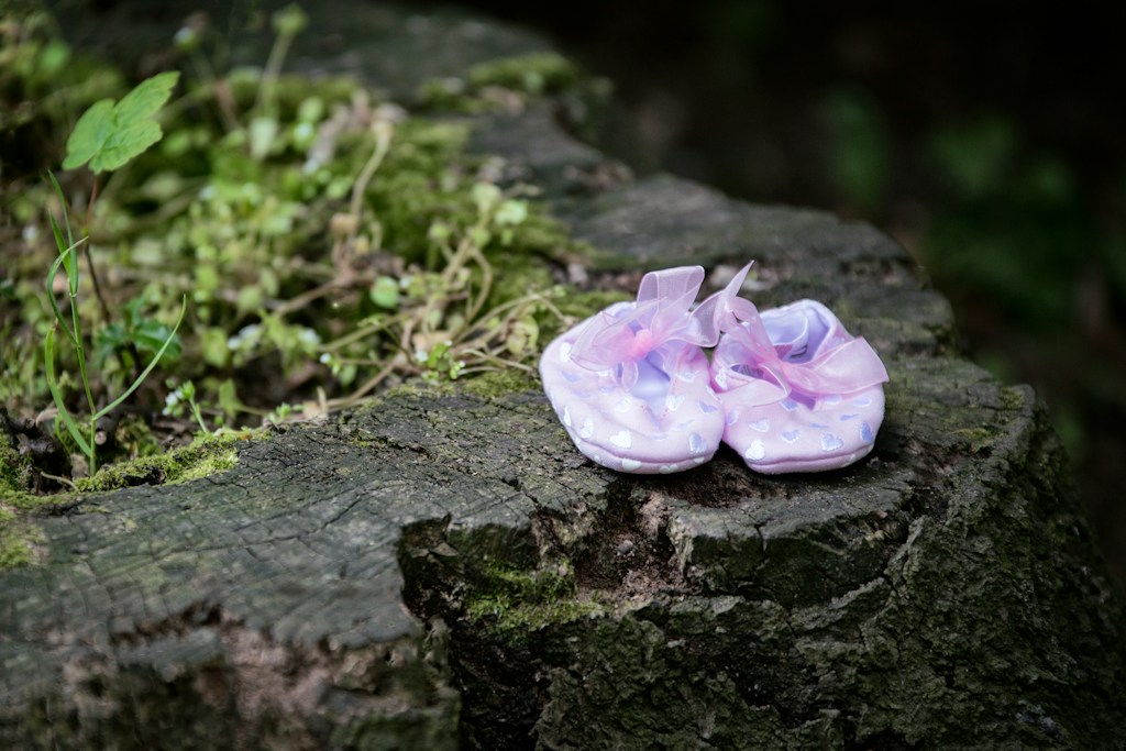Lilac Little Booties