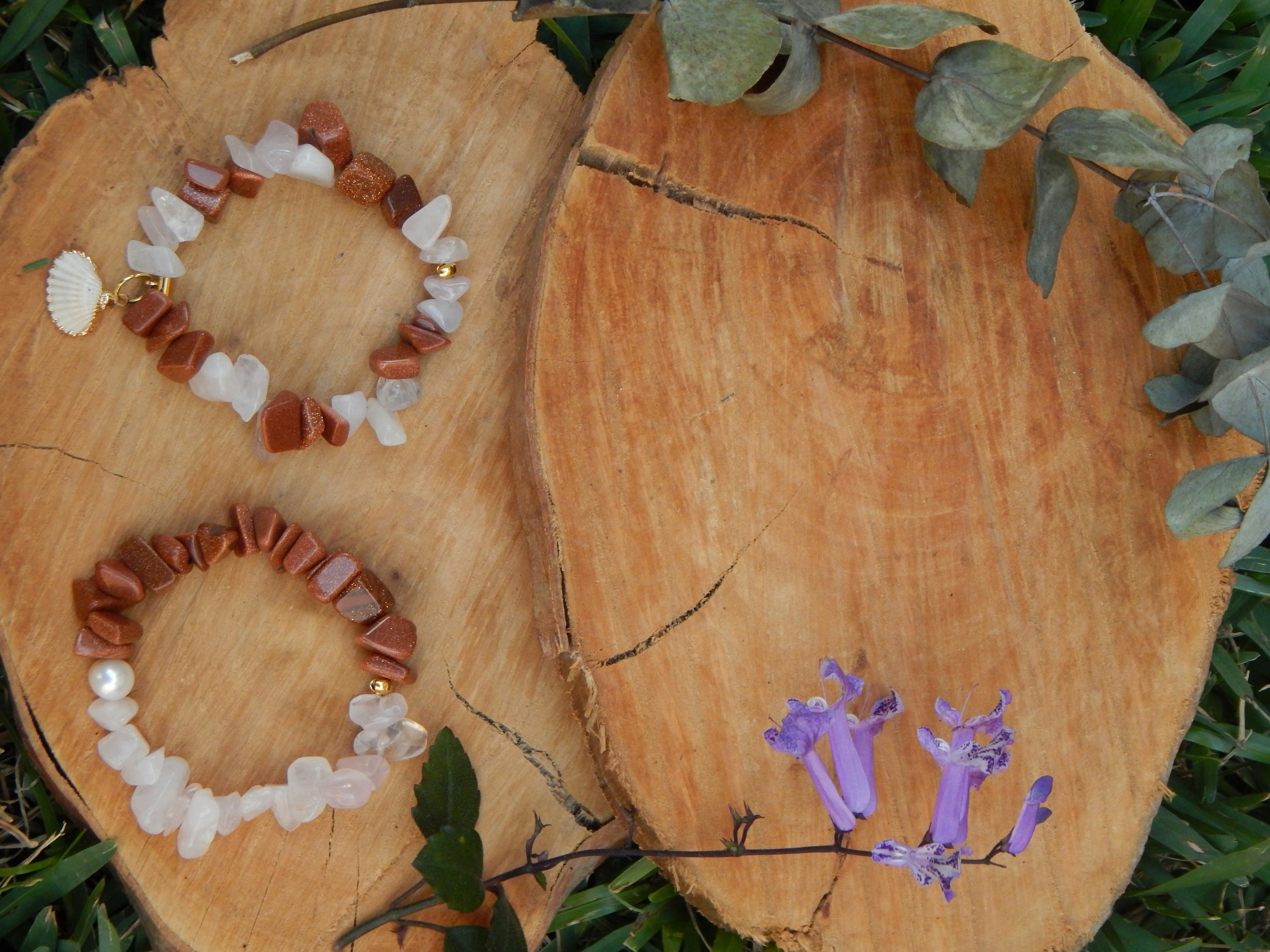 Natūralūs akmenukai ir aksesuarai