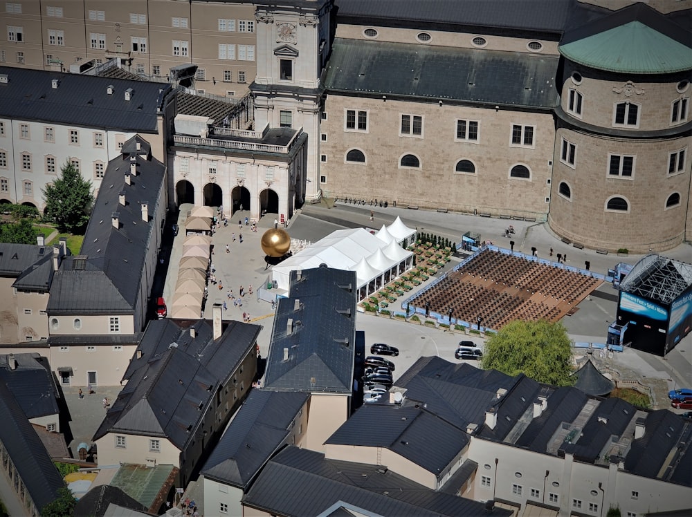 aerial view of city buildings during daytime