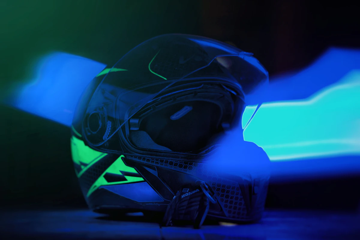 Rider gear at the Imperial showroom