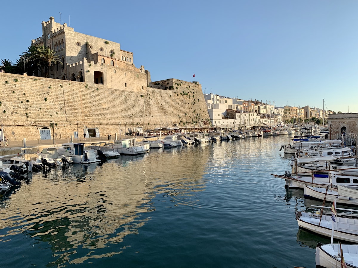 Menorca November — Mahon harbour autumn calm