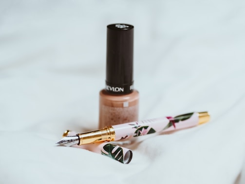 Minimalist nails with clean lines and a muted beige palette, perfect for everyday elegance.