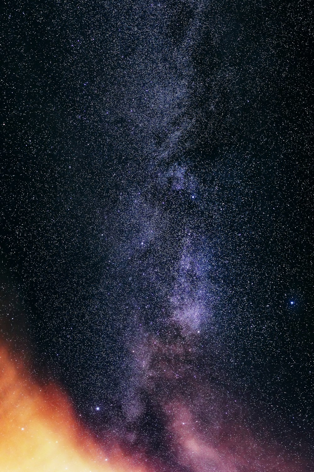 céu noturno estrelado sobre a noite estrelada