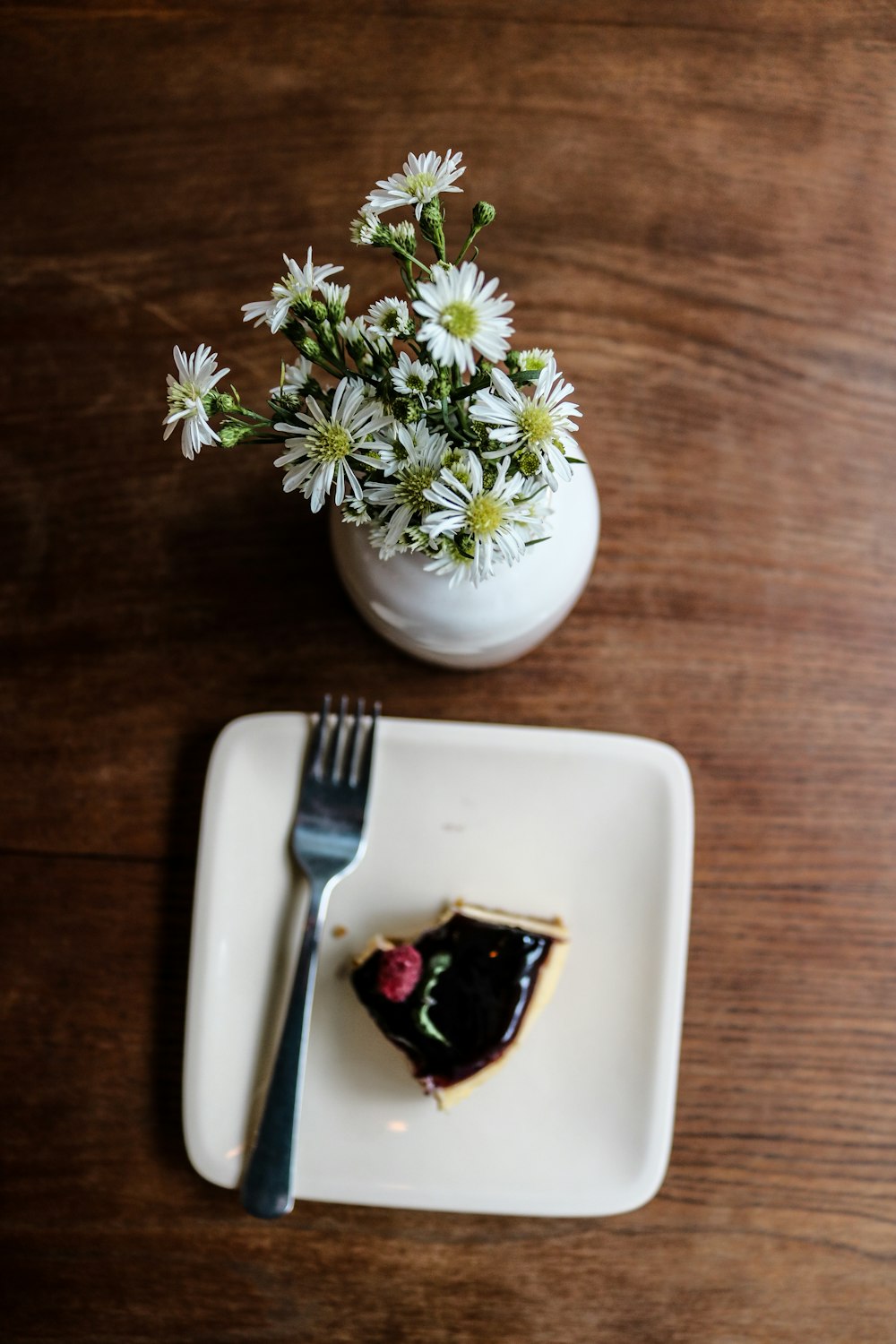 green plant on white ceramic plate