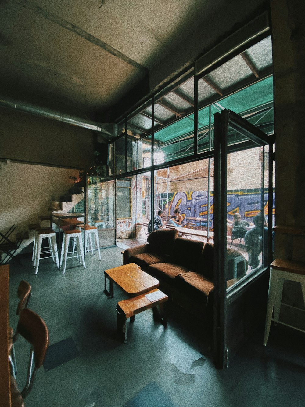 brown wooden table and chairs