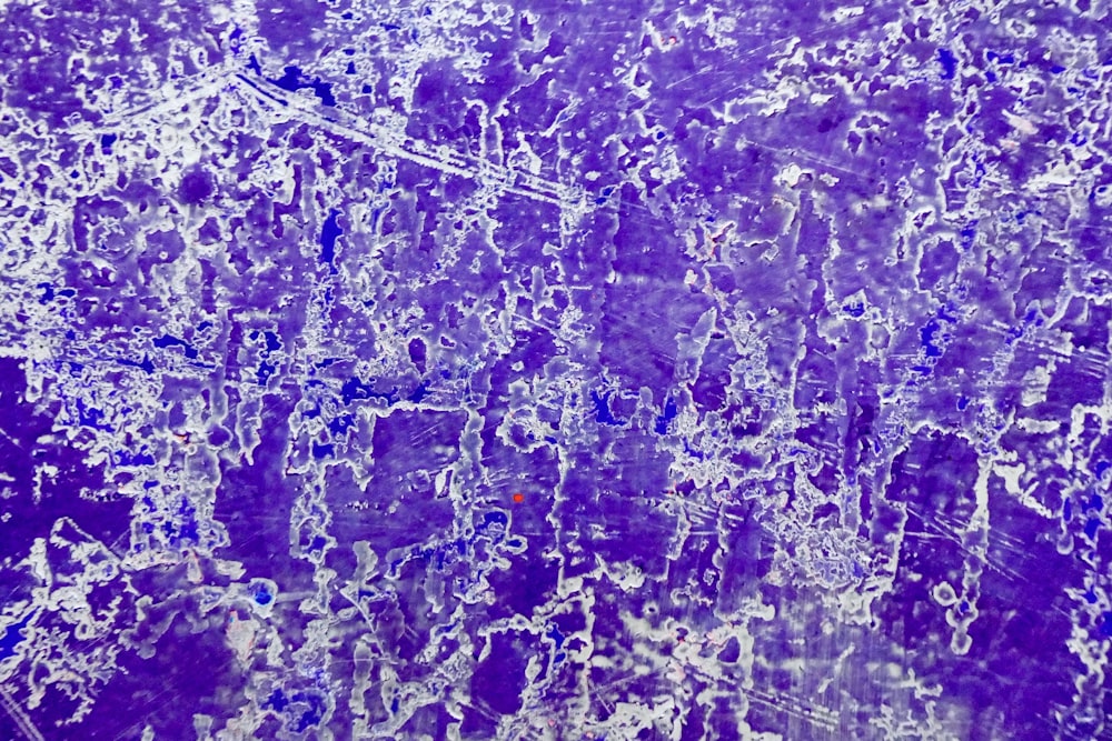 purple and white abstract painting