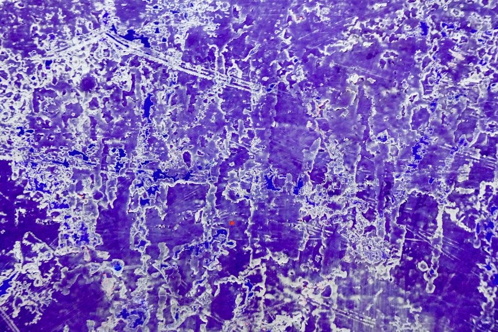 peinture abstraite violet et blanc