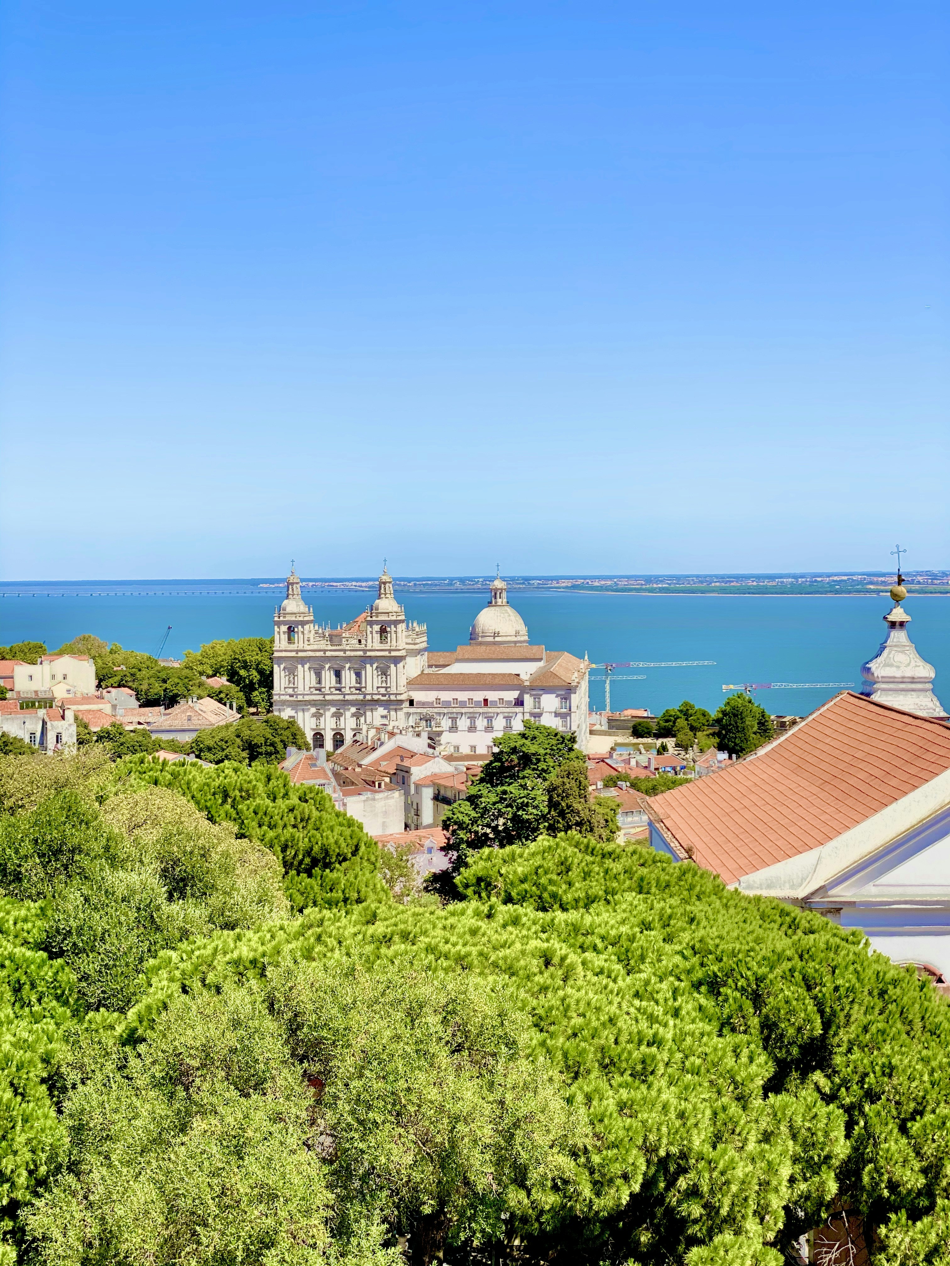 Vista do Castelo de São Jorge, Lisboa - Portugal.