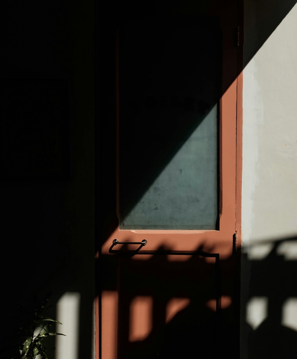 blue wooden window frame during daytime