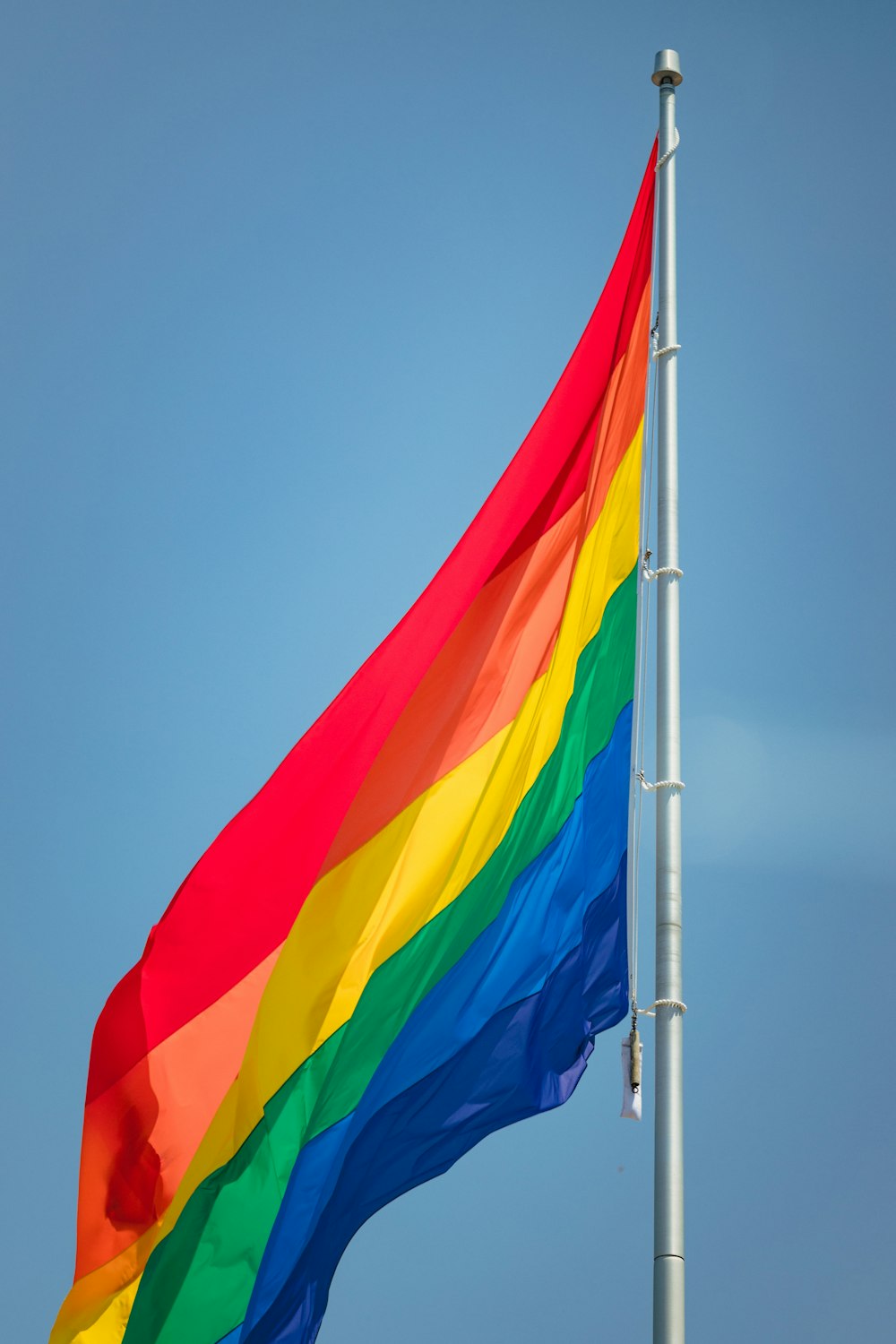 Bandera roja, amarilla y azul