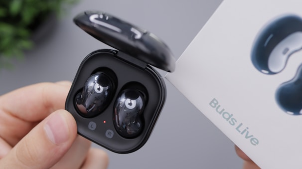 An image showcasing Samsung Galaxy Buds Plus in various colors.