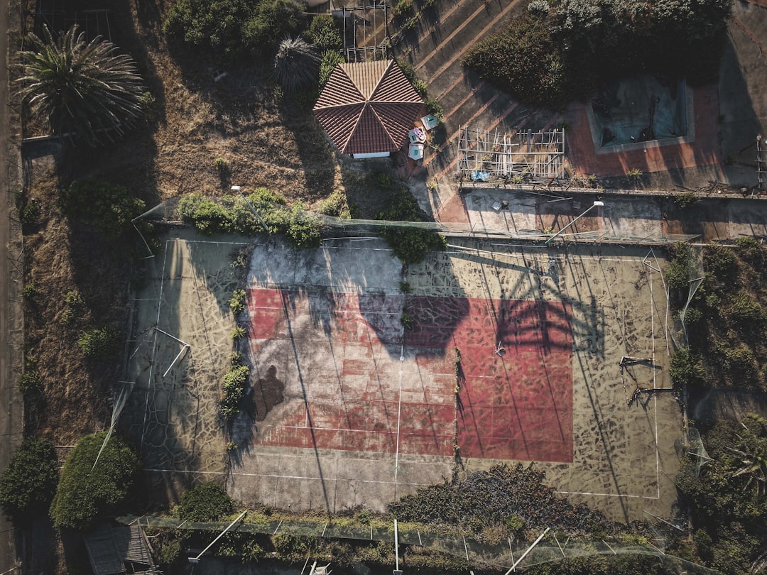 red and brown concrete wall