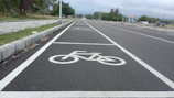 New bike lanes being constructed to improve local mobility.