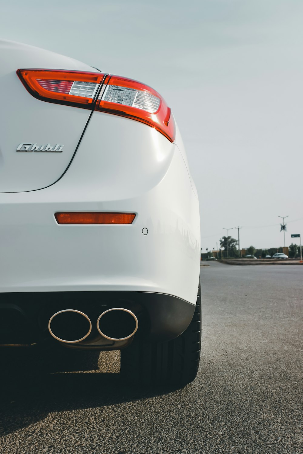 white car on road during daytime