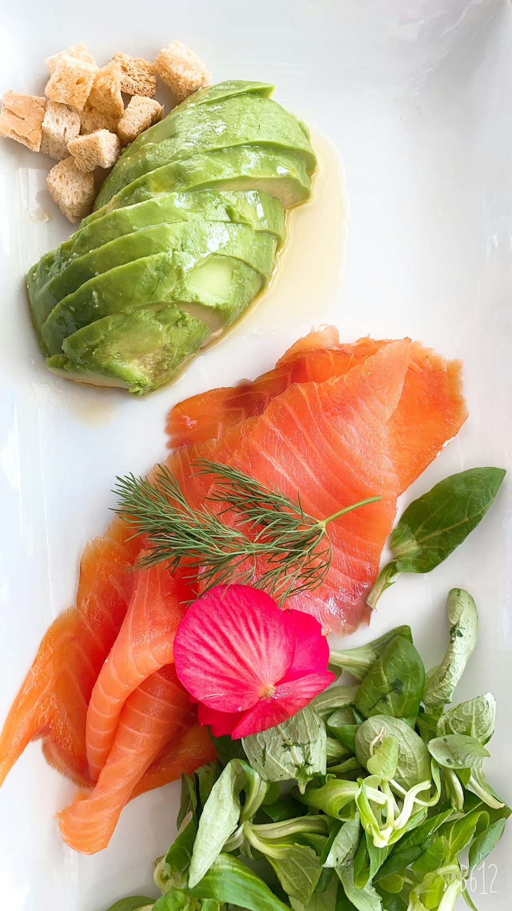 sliced vegetables on white ceramic plate