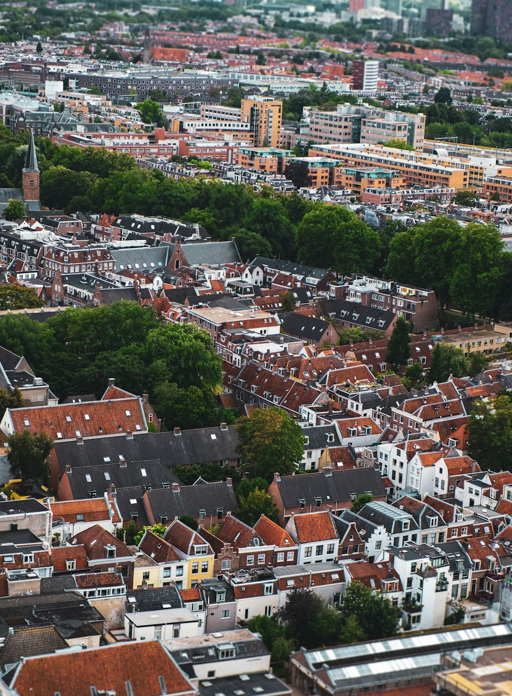 aerial view of city buildings during daytime