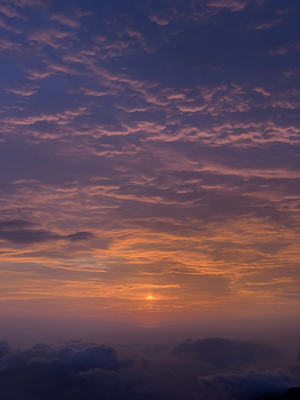 blue and orange cloudy sky during sunset