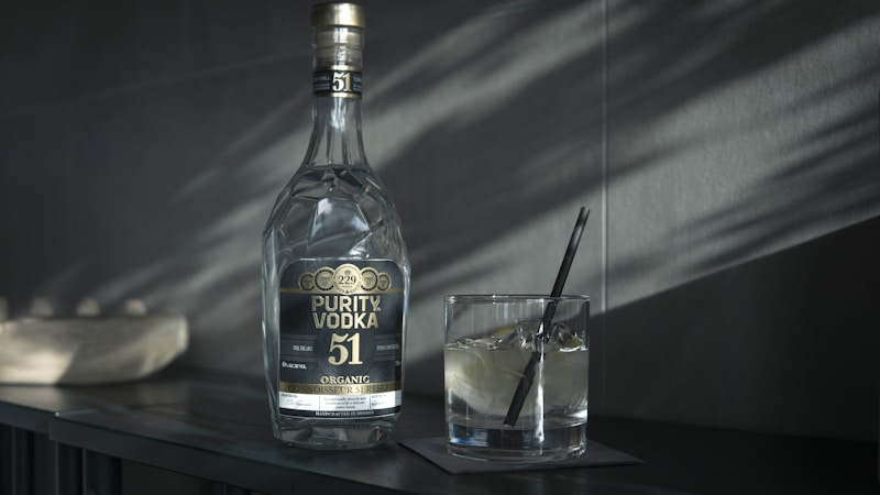 Destilaria moderna de vodka