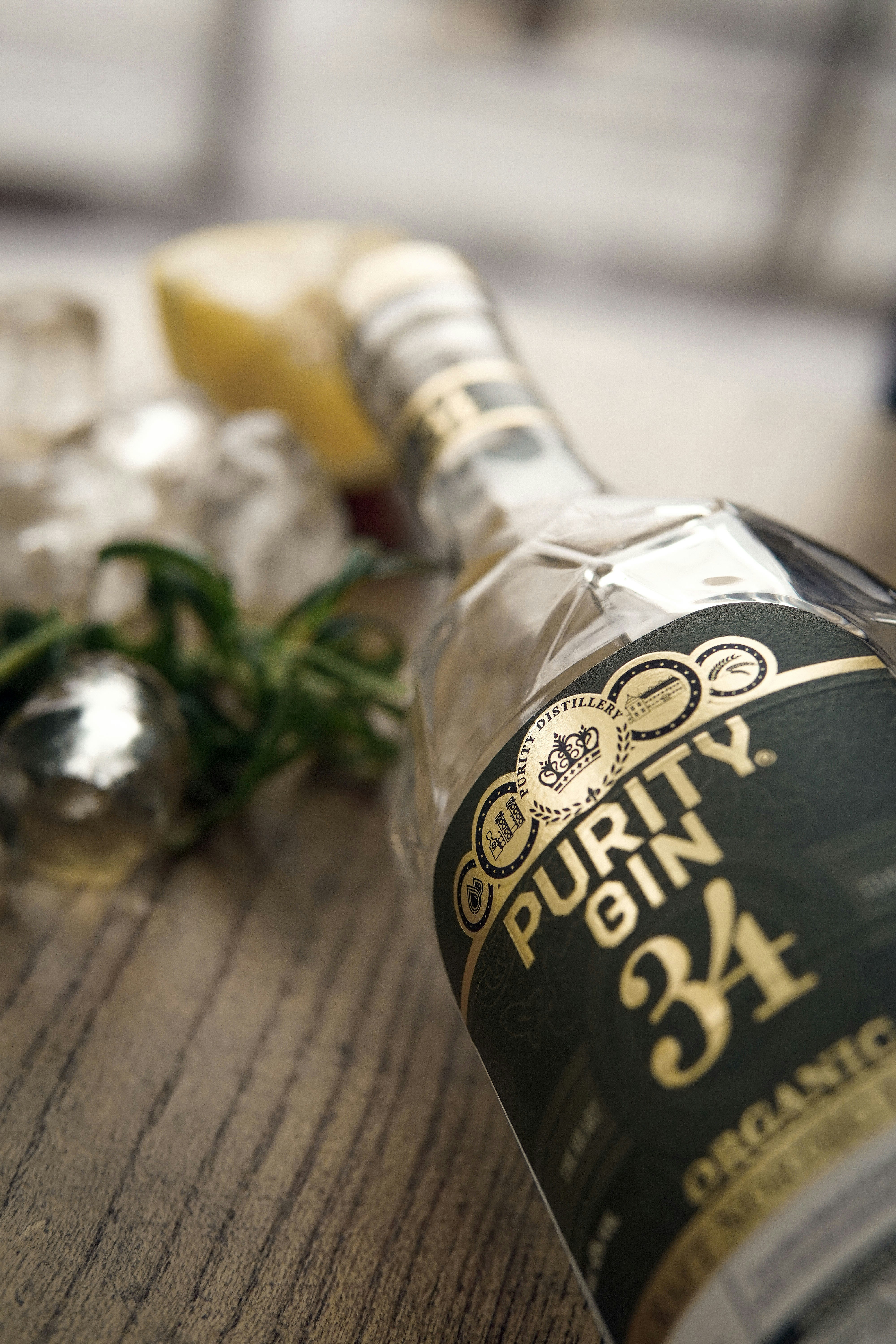 black and yellow labeled bottle