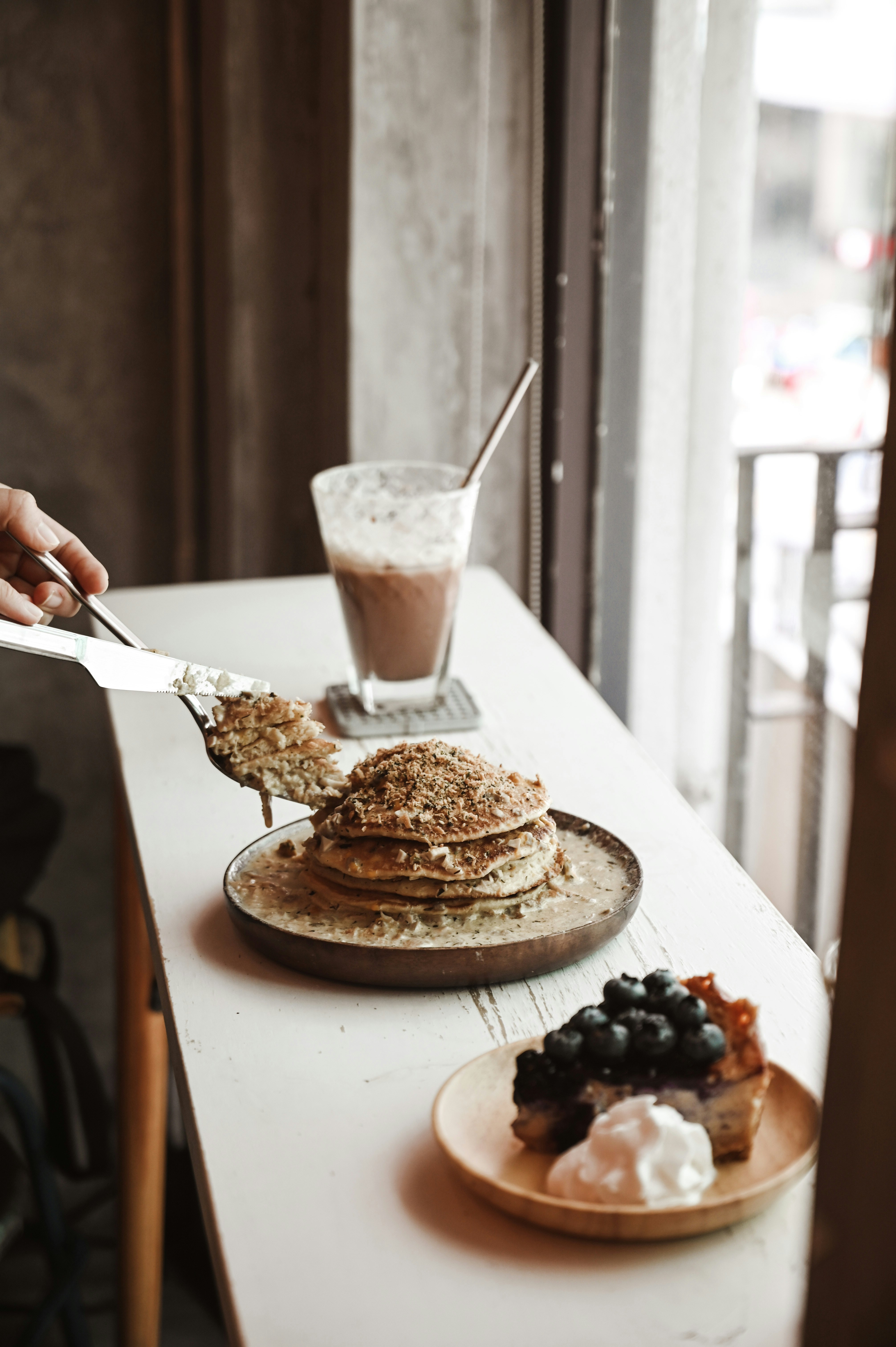 ohms' signature pancakes. yum.