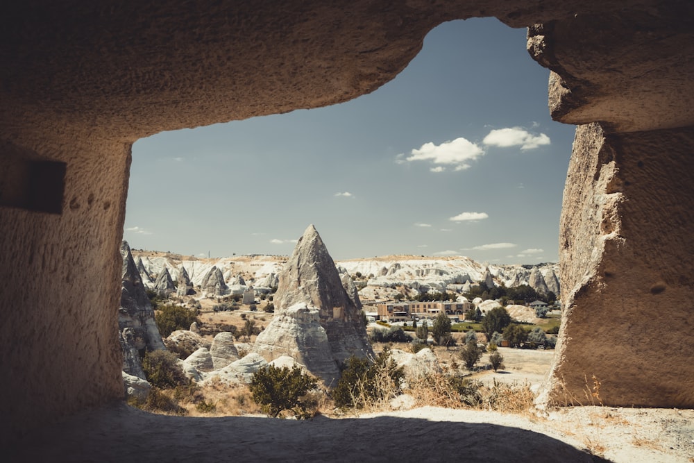 brown rock formation during daytime