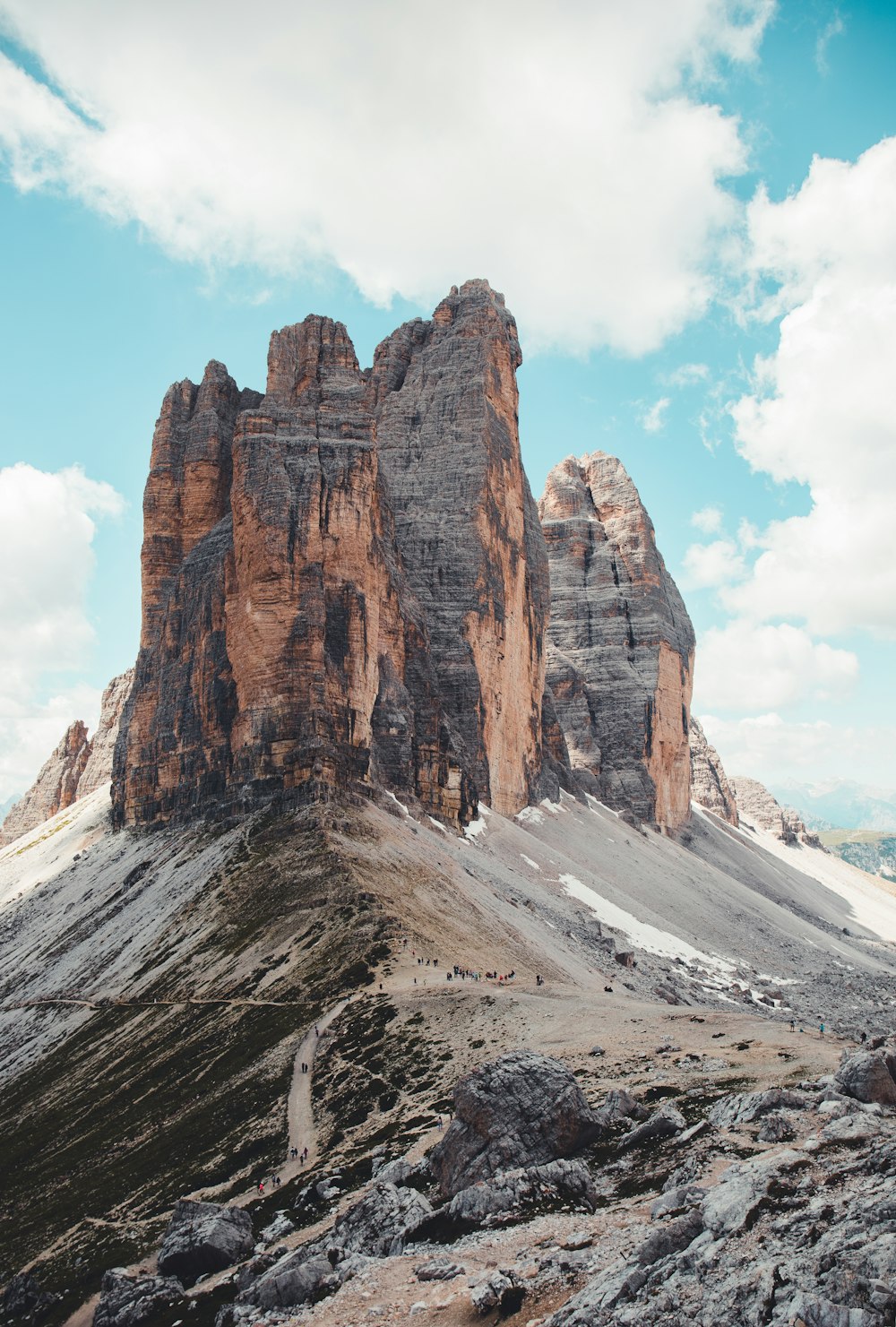 brown rocky mountain under blue sky during daytime